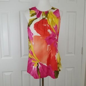Talbots Collection Floral Sleeveless Top - Size 10